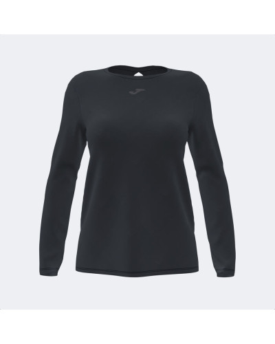 CAMISETA MANGA LARGA MUJER ORGANIC NEGRO