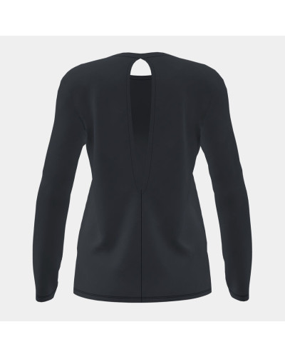 CAMISETA MANGA LARGA MUJER ORGANIC NEGRO