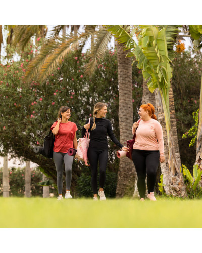 CAMISETA MANGA LARGA MUJER ORGANIC NEGRO