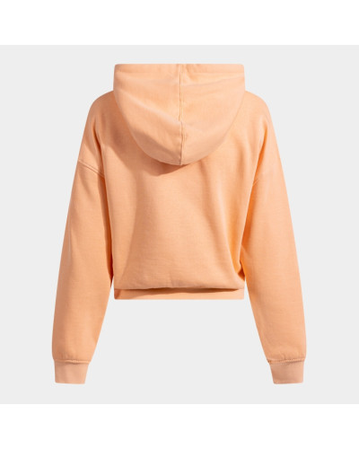 SUDADERA CON CAPUCHA STEP NARANJA