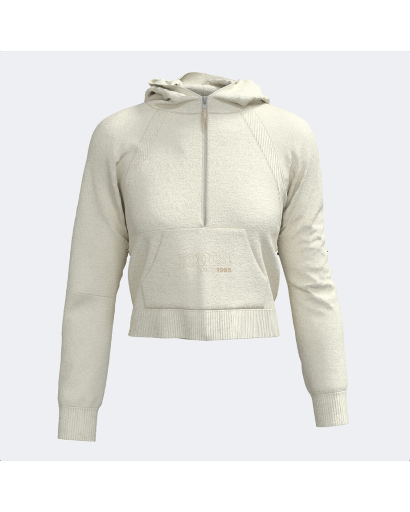 SUDADERA CON CAPUCHA MIMETIC BEIGE