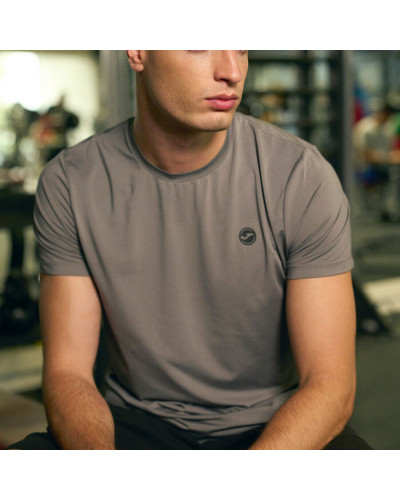 CAMISETA MANGA CORTA CORE GRIS