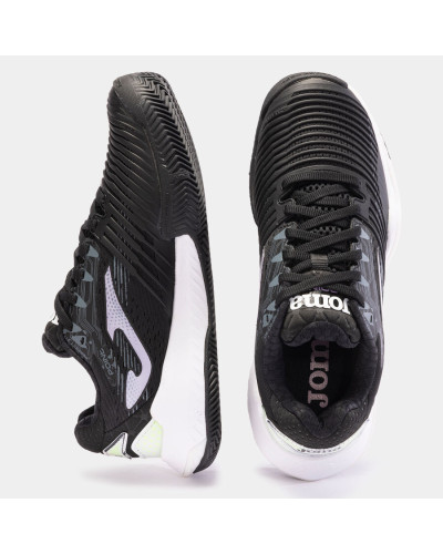 T.Point Lady 23 Clay Mujer Negro Rosa Lateral