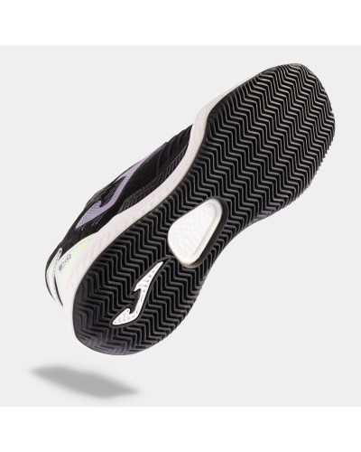 T.Point Lady 23 Clay Mujer Negro Rosa Lateral