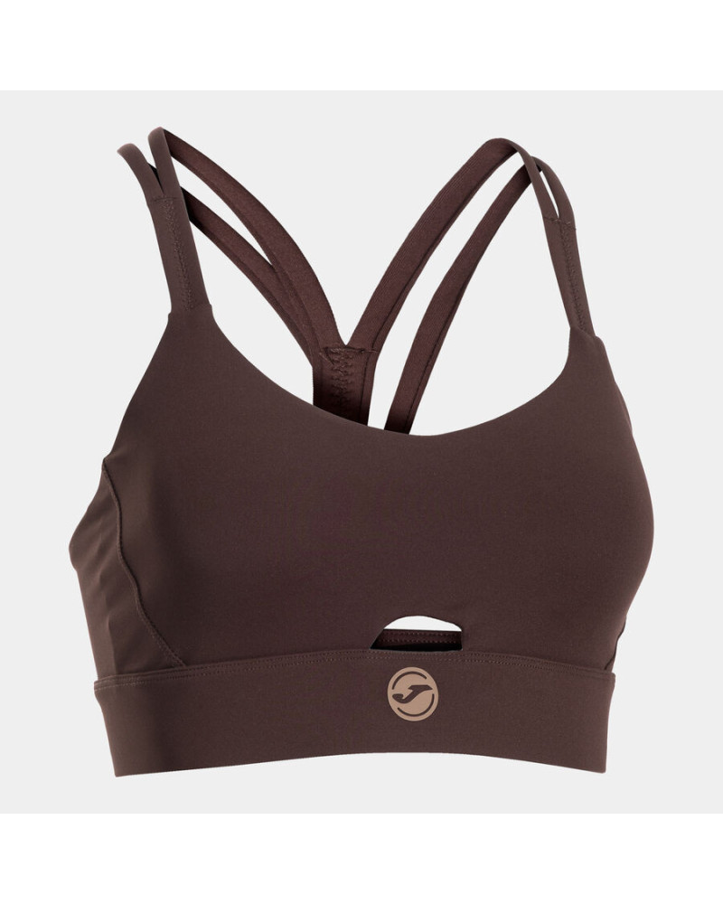SUJETADOR DEPORTIVO MUJER CORE MARRÓN