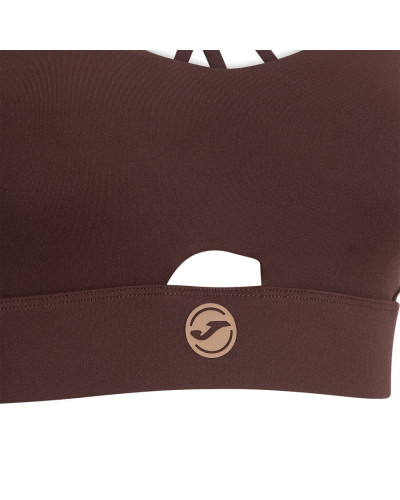 SUJETADOR DEPORTIVO MUJER CORE MARRÓN