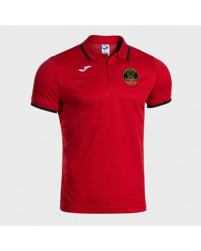POLO MANGA CORTA HOMBRE COMBI PREMIUM ROJO NEGRO