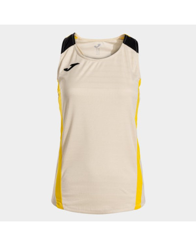 CAMISETA TIRANTES MONTREAL BEIGE AMARILLO