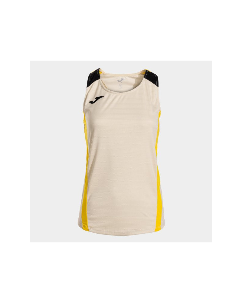 CAMISETA TIRANTES MONTREAL BEIGE AMARILLO
