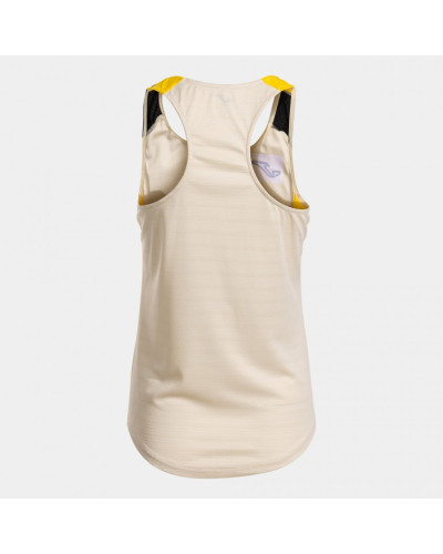 CAMISETA TIRANTES MONTREAL BEIGE AMARILLO