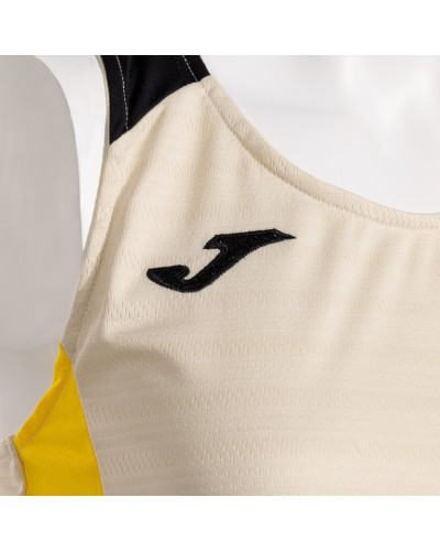 CAMISETA TIRANTES MONTREAL BEIGE AMARILLO