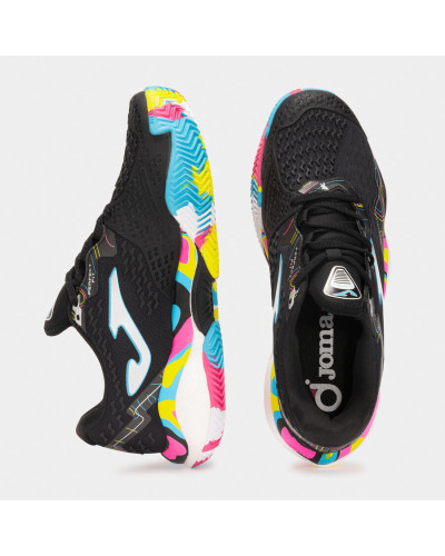 Smash 25 Clay Unisex Negro Multicolor Lateral