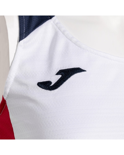 CAMISETA SIN MANGAS MONTREAL BLANCO ROJO
