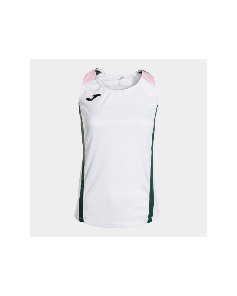CAMISETA SIN MANGAS MONTREAL BLANCO VERDE