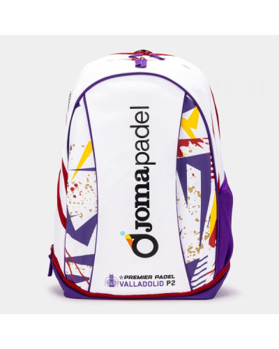 MOCHILA PREMIER PADEL VALLADOLID P2 BLANCO VIOLETA