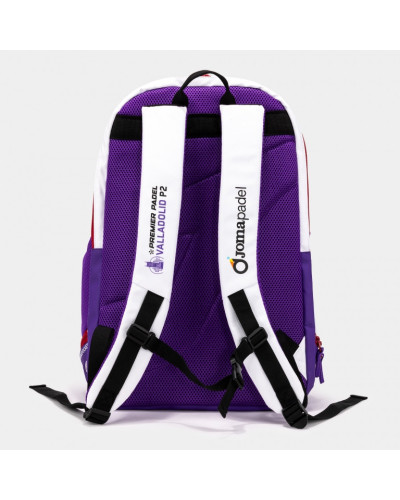 MOCHILA PREMIER PADEL VALLADOLID P2 BLANCO VIOLETA