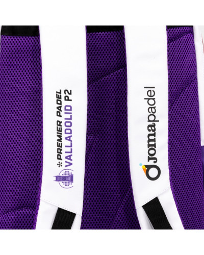 MOCHILA PREMIER PADEL VALLADOLID P2 BLANCO VIOLETA