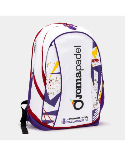 MOCHILA PREMIER PADEL VALLADOLID P2 BLANCO VIOLETA