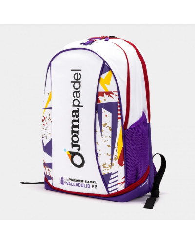MOCHILA PREMIER PADEL VALLADOLID P2 BLANCO VIOLETA