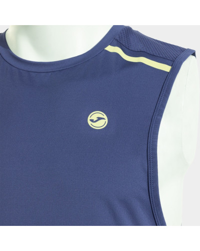 CAMISETA SIN MANGAS INDOOR GYM AZUL