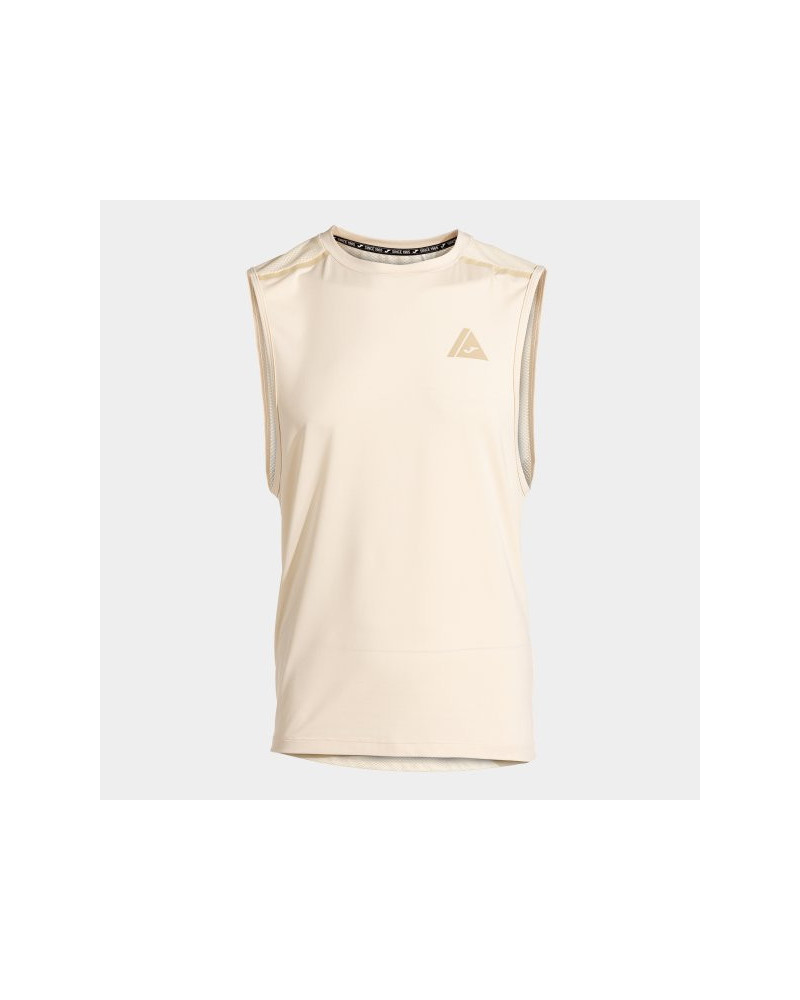 CAMISETA SIN MANGAS INDOOR GYM BEIGE