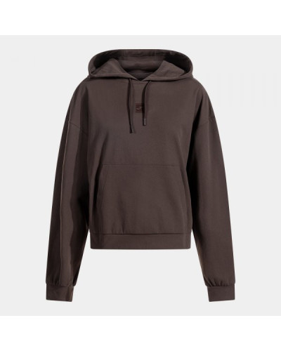 SUDADERA CON CAPUCHA RESORT MARRÓN