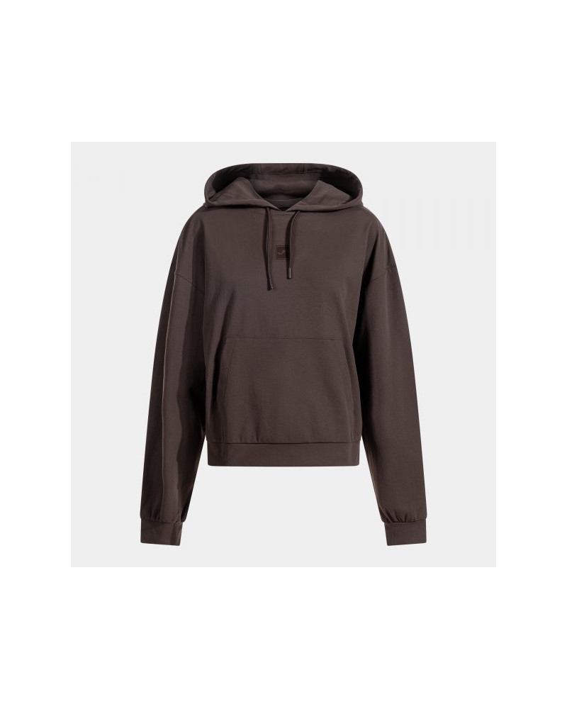 SUDADERA CON CAPUCHA RESORT MARRÓN