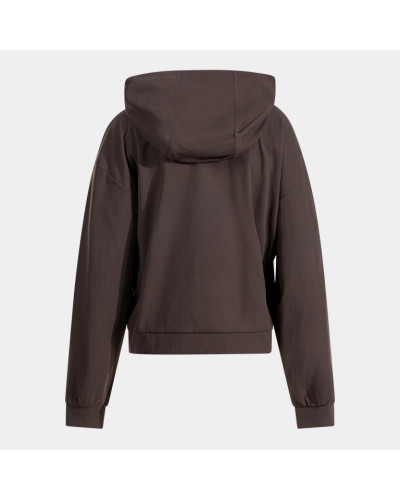 SUDADERA CON CAPUCHA RESORT MARRÓN
