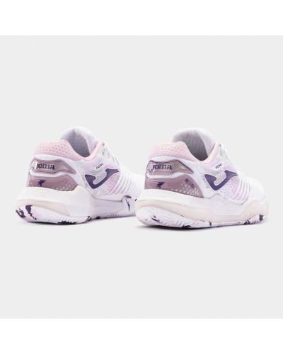 Point Lady 24 Clay Blanco Rosa Lateral