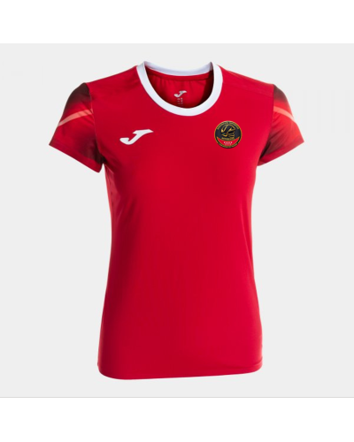 CAMISETA MANGA CORTA MUJER ELITE XI ROJO BLANCO