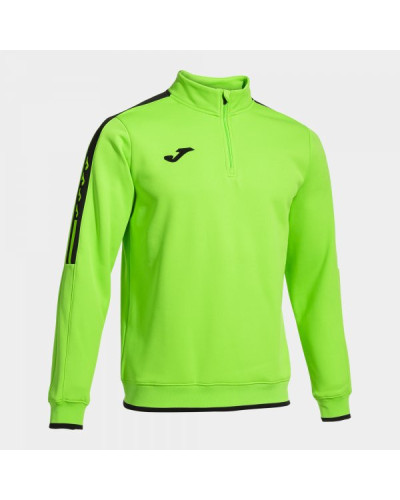 SUDADERA OLIMPIADA VERDE FLÚOR NEGRO
