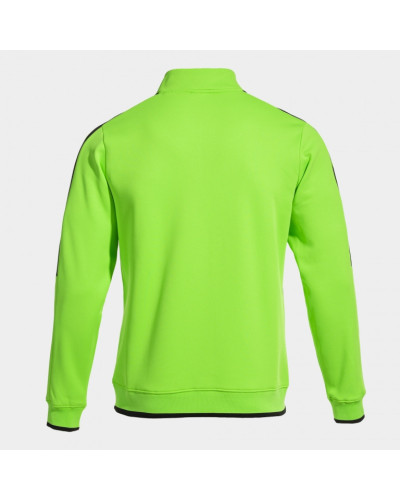 SUDADERA OLIMPIADA VERDE FLÚOR NEGRO