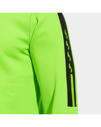 SUDADERA OLIMPIADA VERDE FLÚOR NEGRO