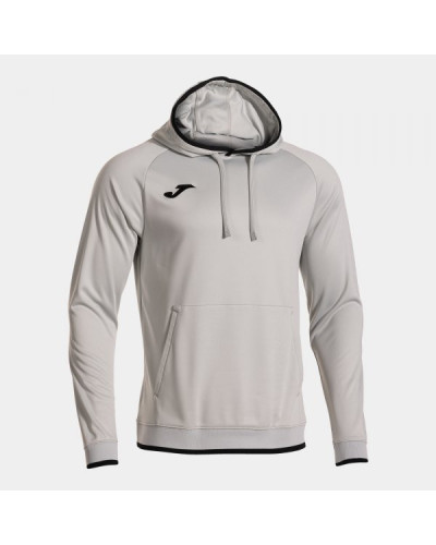 SUDADERA CON CAPUCHA COMBI PREMIUM GRIS MEDIO