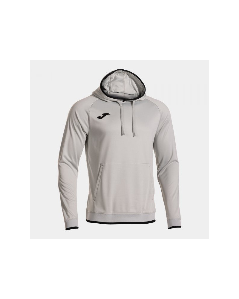SUDADERA CON CAPUCHA COMBI PREMIUM GRIS MEDIO