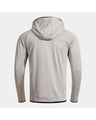 SUDADERA CON CAPUCHA COMBI PREMIUM GRIS MEDIO