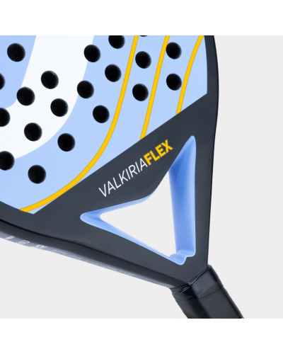 PALA DE PÁDEL VALKIRIA FLEX AZUL BLANCO