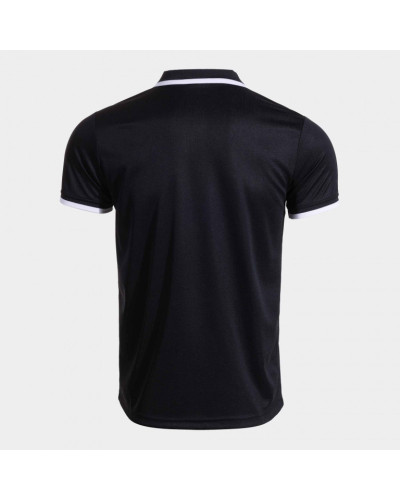 POLO MANGA CORTA COMBI PREMIUM NEGRO BLANCO