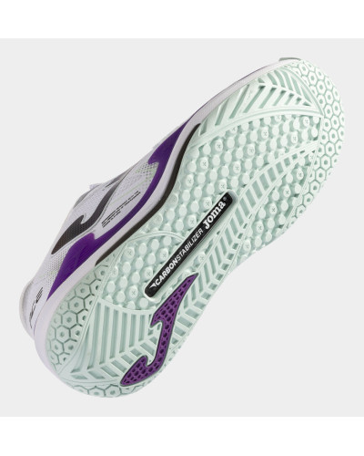 Ace Lady 24 Pista Dura Blanco Morado Lateral