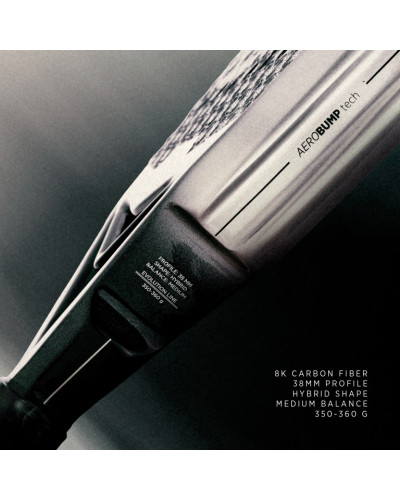 PALA DE PÁDEL TOURNAMENT EVO NEGRO GRIS CLARO 2027
