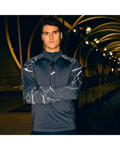 Sudadera Hombre R-Night Antracita Negro