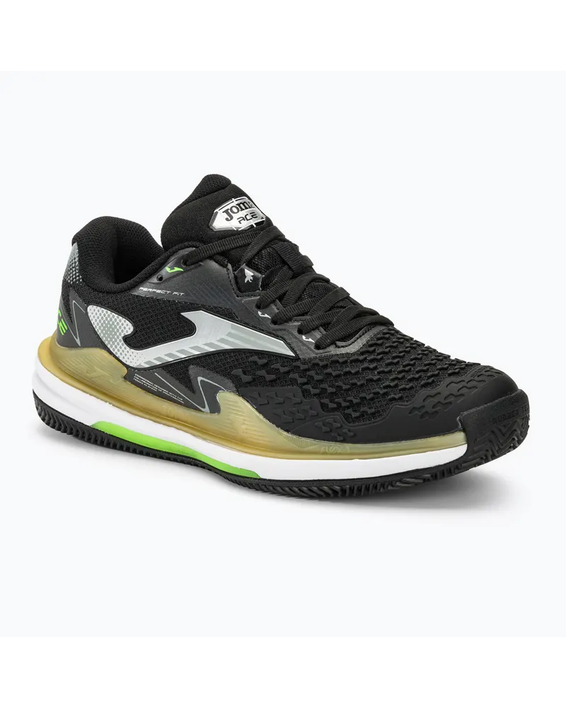 Ace Carbon Clay Negro Oro Lateral