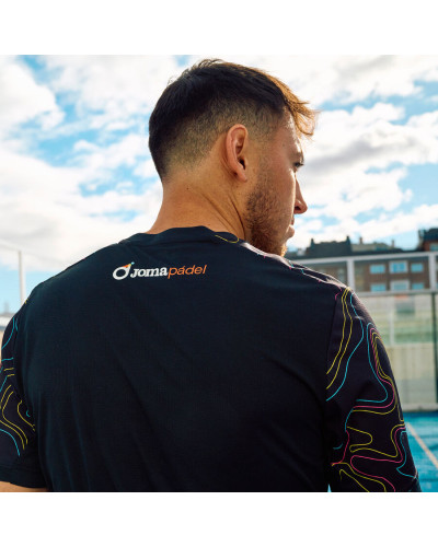 Camiseta Manga Corta Hombre Torneo Negro
