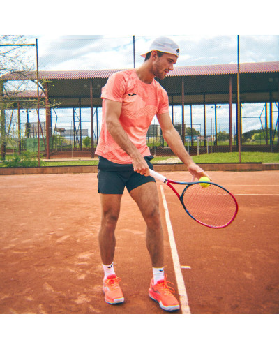 Camiseta Manga Corta Hombre Challenge Naranja