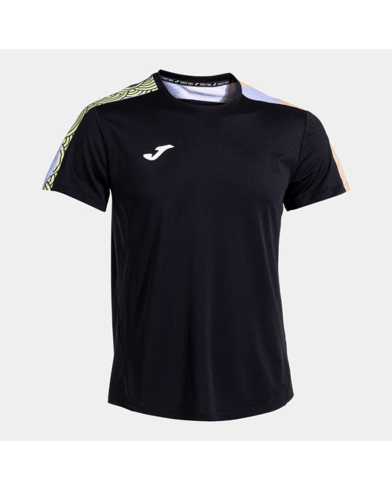 Camiseta Manga Corta Hombre Challenge Negro