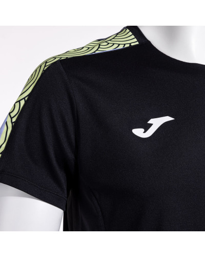 Camiseta Manga Corta Hombre Challenge Negro